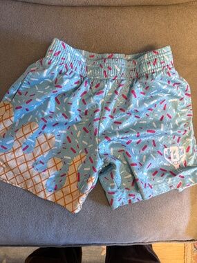 Baseball Lifestyle 101 Ice Cream Print Shorts - Cotton Candy YM